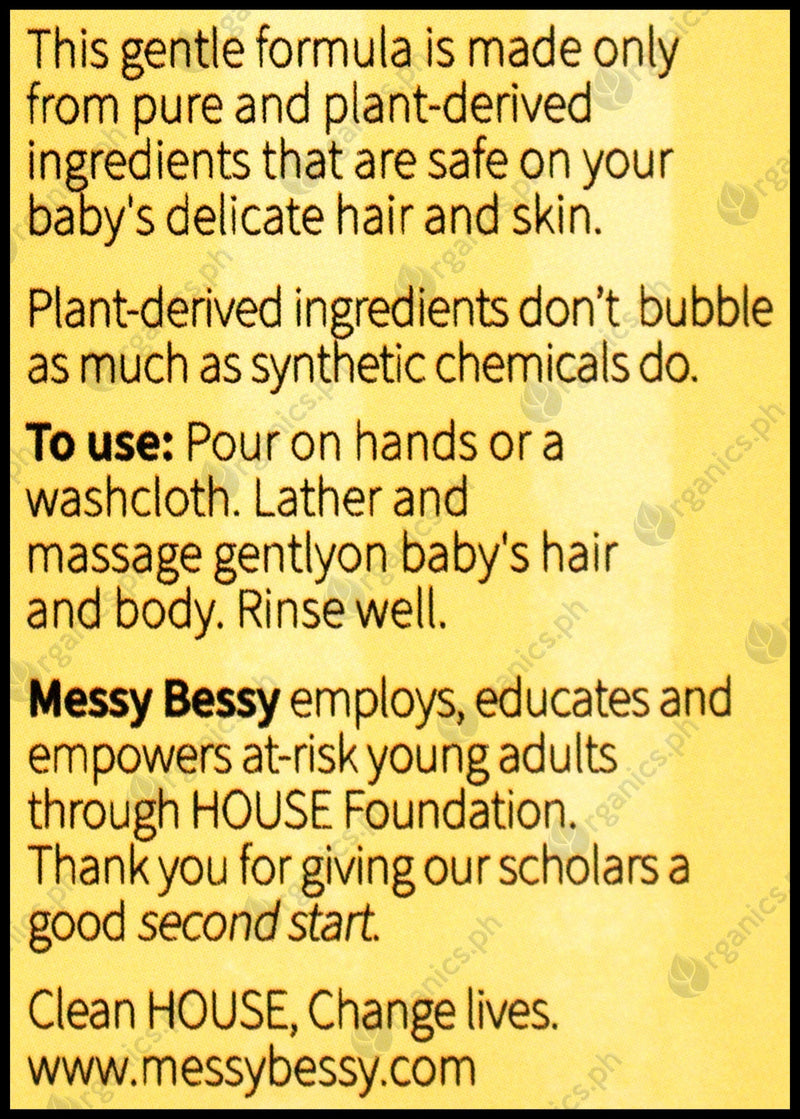 Messy Baby Natural Head To Toe Wash (2000ml) - Organics.ph
