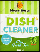 Messy Bessy Natural Dish Cleaner - Aloe Green Tea (2000ml) - Organics.ph