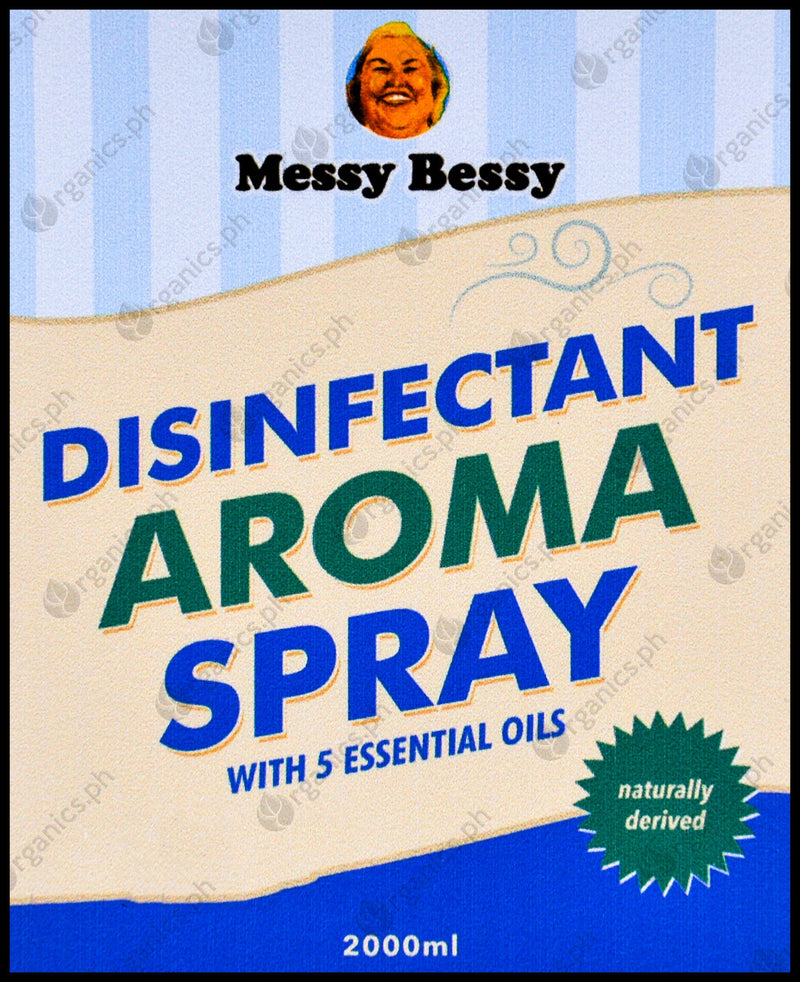 Messy Bessy Natural Disinfectant Aroma Spray w/ 5 essential oils (2000ml) - Organics.ph