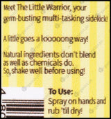 Messy Bessy The Little Warrior Natural Hand Sanitizer - Bergamot (50ml) - Organics.ph
