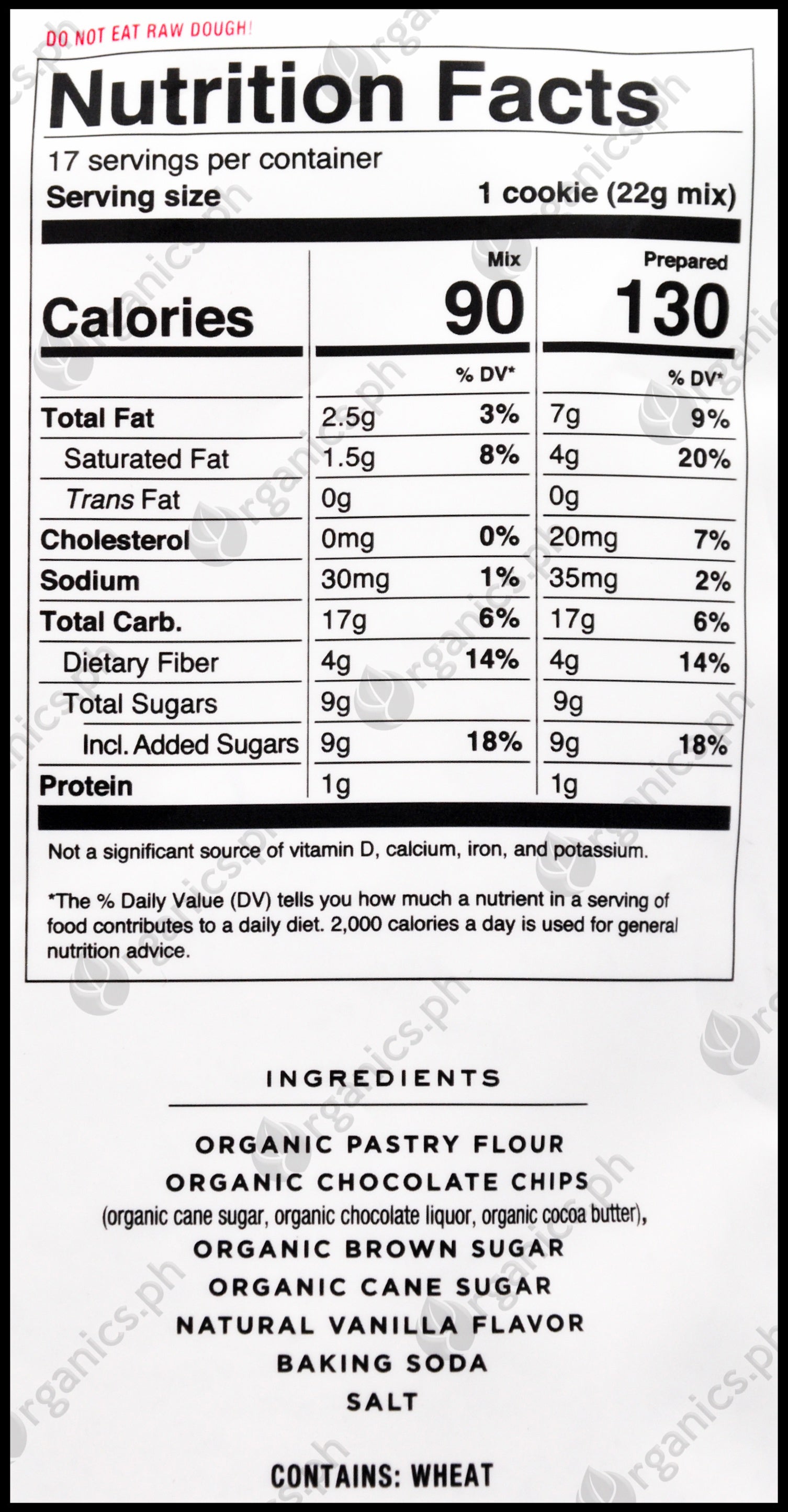 Miss Jones Baking Co. Organic Cookie Mix Chocolate Chip (369g)