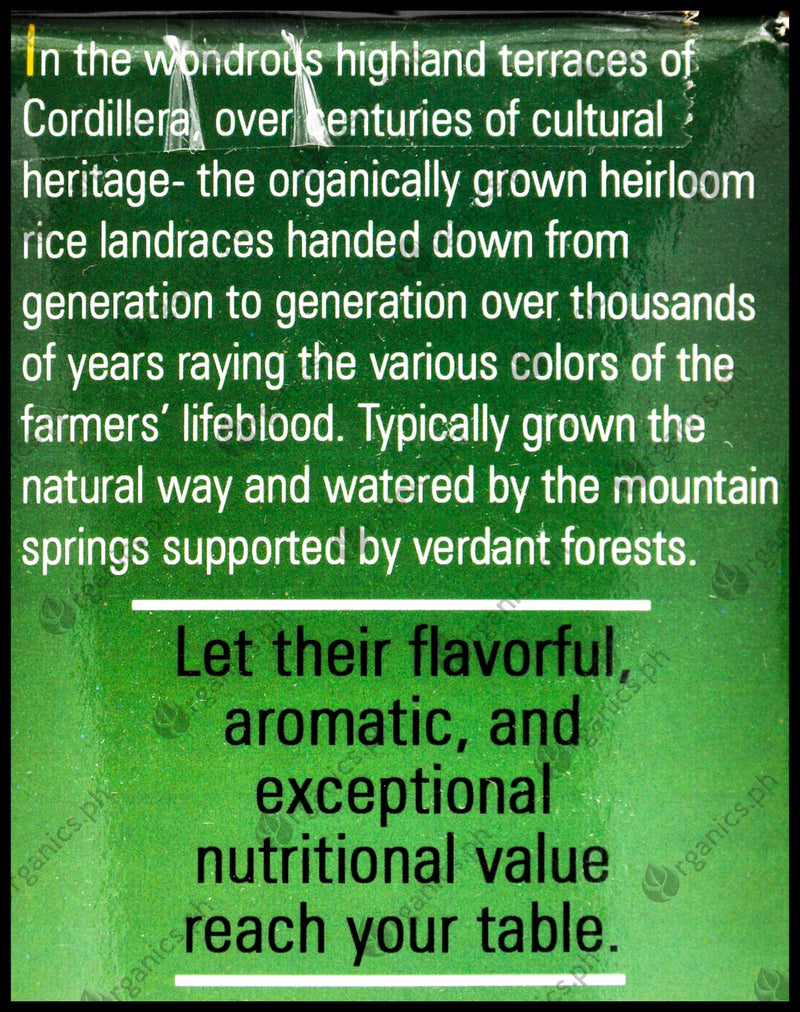 Mt. Province Heirloom Organic Purple Rice (1kg) - Organics.ph