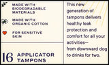 Nala Organic Biodegradable Tampons - Super (16 tampons) - Organics.ph
