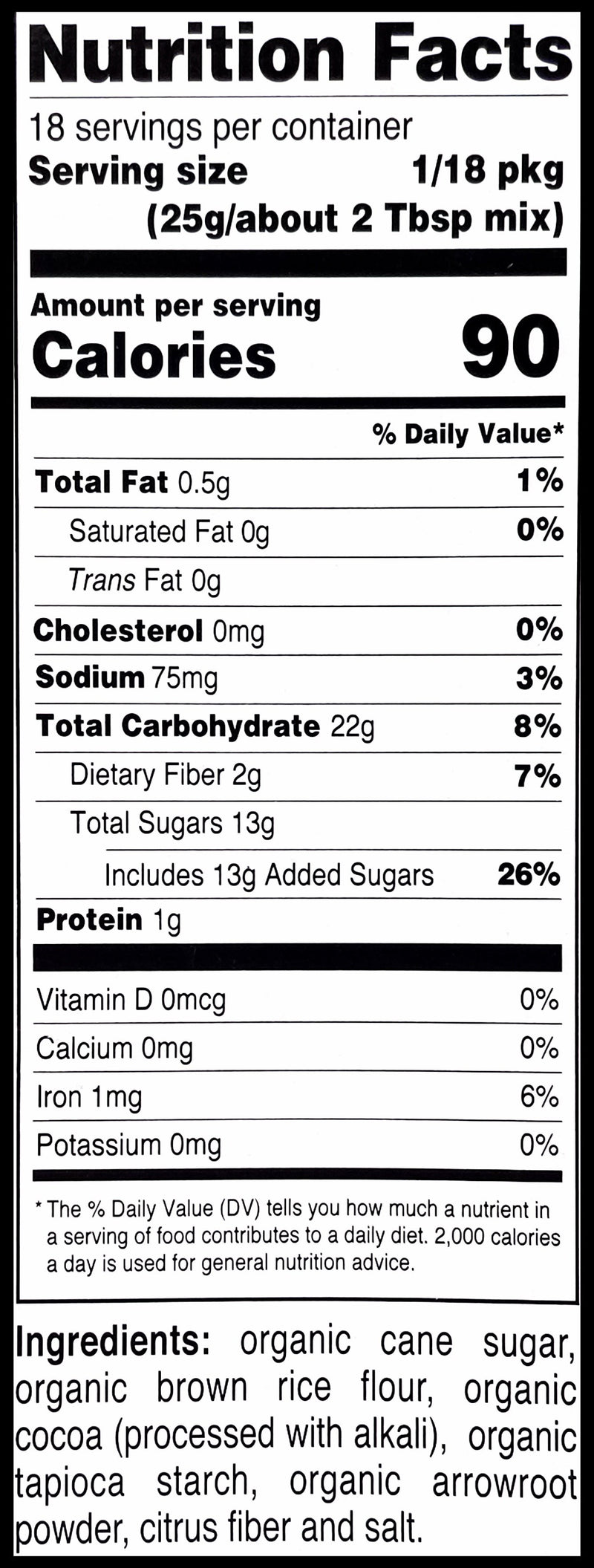 Namaste Organic Brownie Mix - Dark Chocolate (454g) - Organics.ph