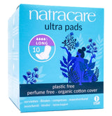 Natracare Organic Ultra Sanitary Pads with Wings - Long (10 pads) - Organics.ph