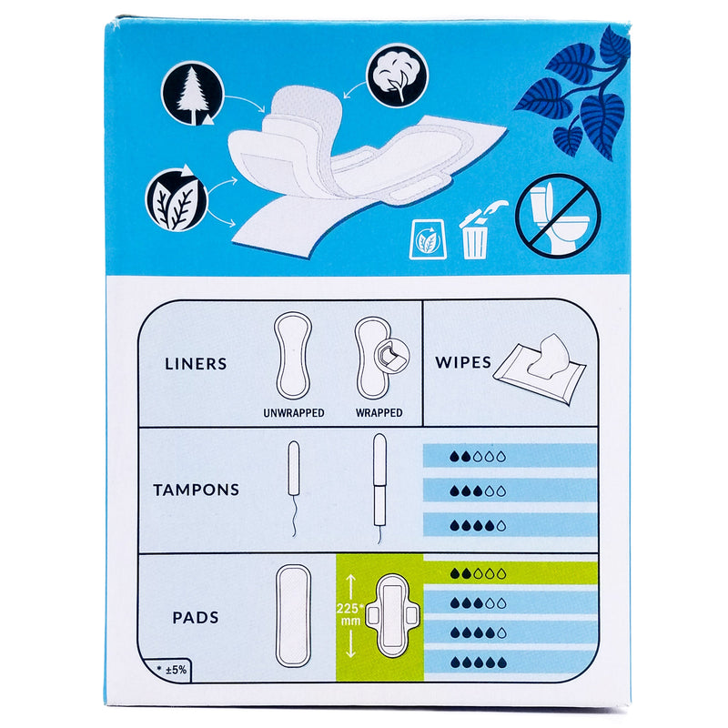 Natracare Organic Ultra Sanitary Pads with Wings - Regular (14 pads) 