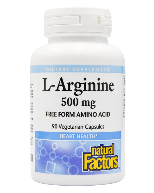 Natural Factors L-Arginine 500mg (90 caps) - Organics.ph