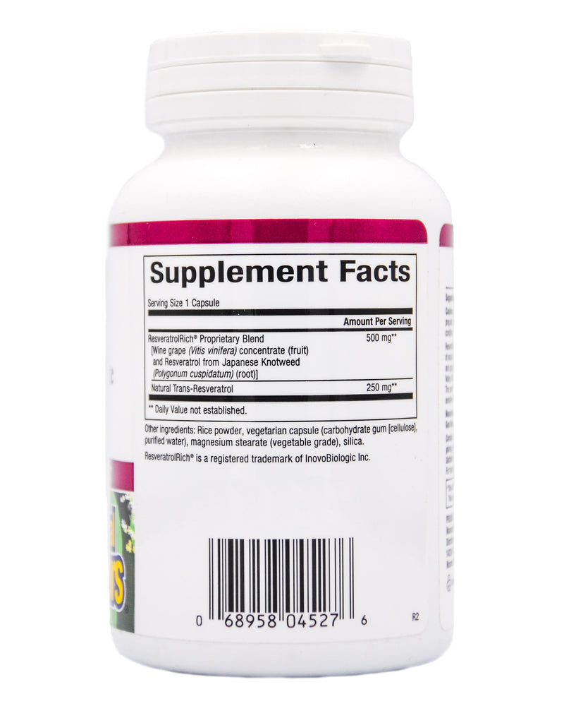 Natural Factors Resveratrol 250mg (60 capsules) - Organics.ph