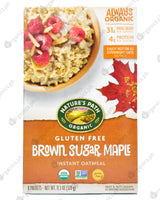 Nature's Path Organic Instant Oatmeal - Brown Sugar Maple (320g) - Organics.ph