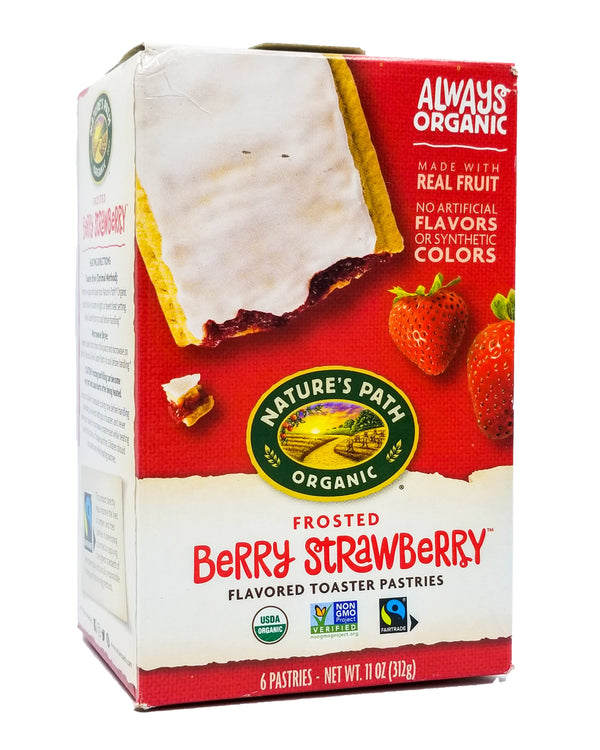 Nature's Path Organic Toaster Pastries - Frosted Berry Strawberry (312g) - Organics.ph