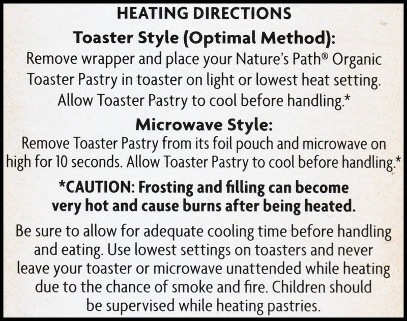 Nature's Path Organic Toaster Pastries - Frosted Maple Brown Sugar (312g) - Organics.ph