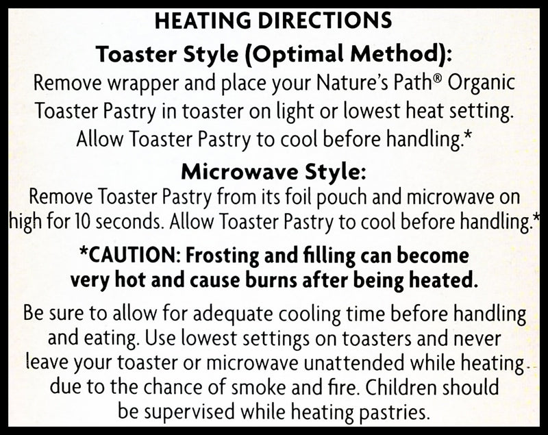 Nature's Path Organic Toaster Pastries - Frosted Wildberry Acai (312g) - Organics.ph