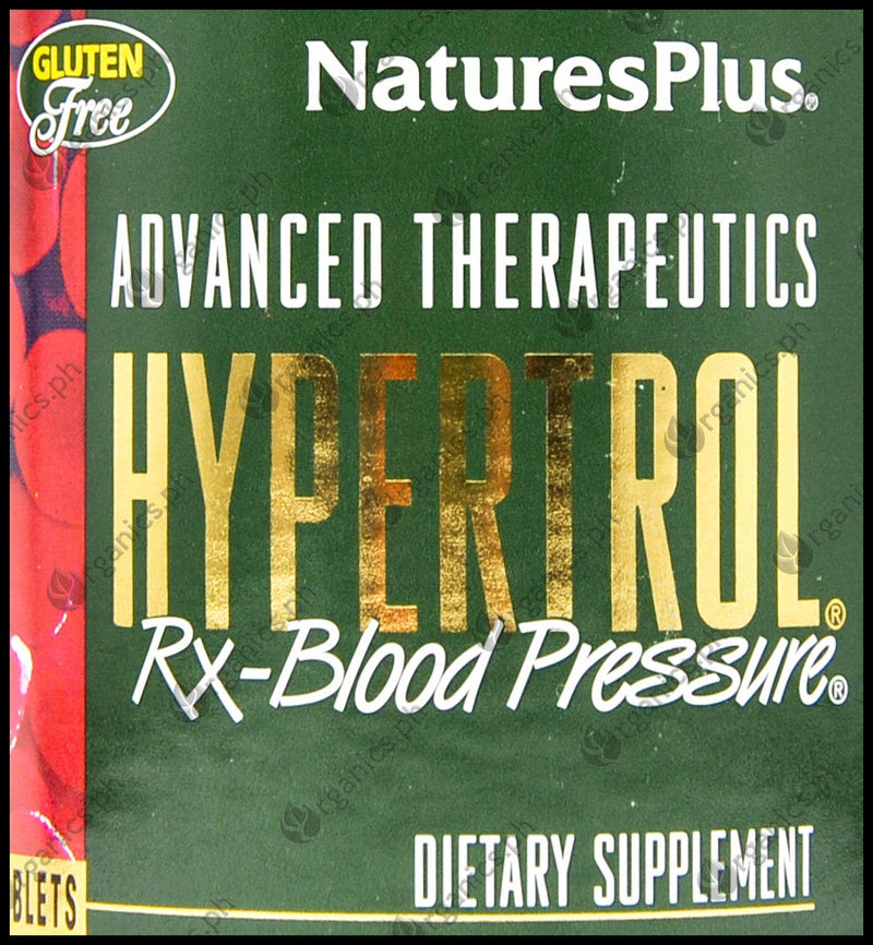 Natures Plus Advanced Therapeutics Hypertrol Rx Blood Pressure (60 tablets, 30 servings) - Organics.ph