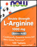 Now L-Arginine (1000mg) (120 tablets) - Organics.ph