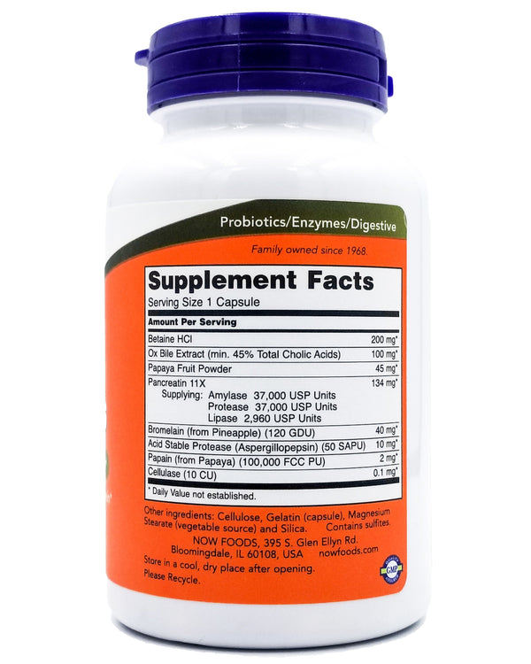 Now Super Enzymes (90 caps or tablets) - Organics.ph