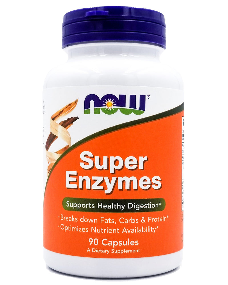 Now Super Enzymes (90 caps or tablets) - Organics.ph