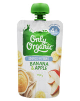 Only Organic Baby Food 4+ months - Banana & Apple (120g) - Organics.ph