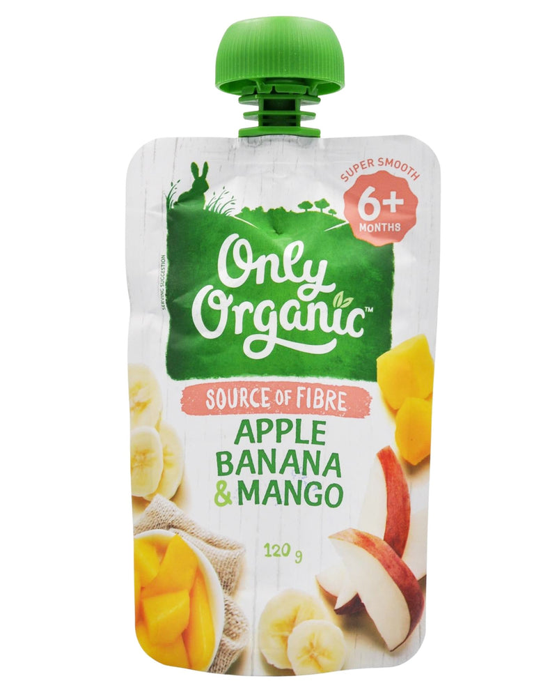 Only Organic Baby Food 6+ months - Apple Banana & Mango (120g) - Organics.ph