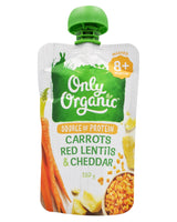 Only Organic Baby Food 8+ months - Carrot Red Lentils & Cheddar (120g) - Organics.ph