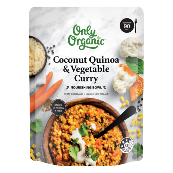 Only Organic Nourishing Bowl - Coconut Quinoa & Vegetable Curry (300g) - Organics.ph