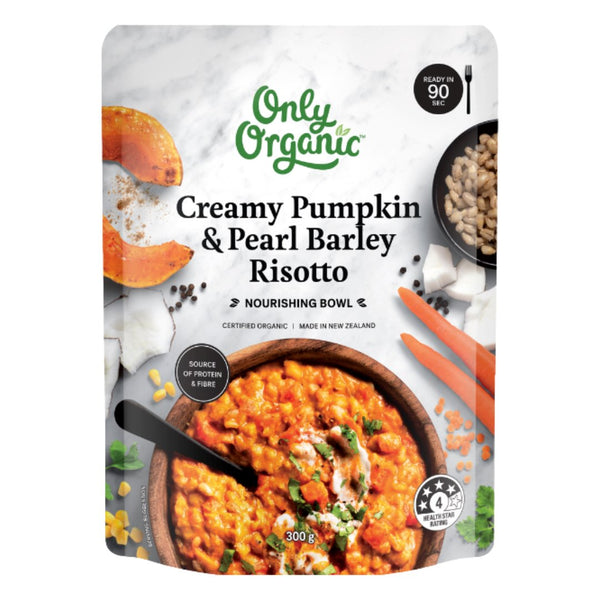 Only Organic Nourishing Bowl - Creamy Pumpkin & Pearl Barley Risotto (300g) - Organics.ph