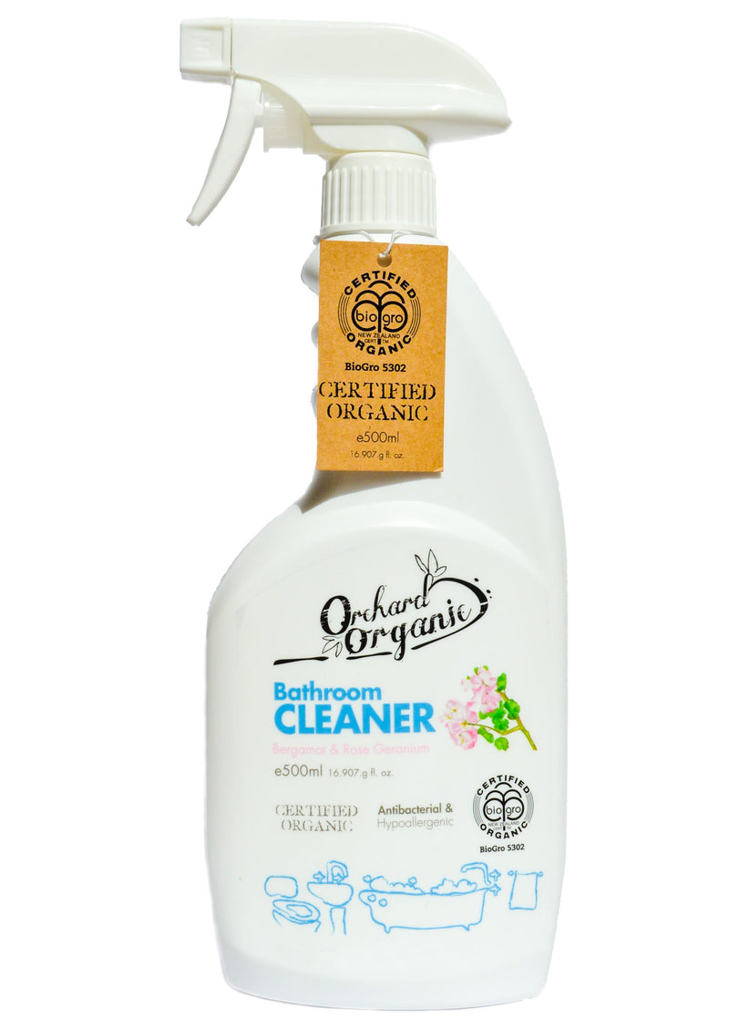 Orchard Organic Bathroom Cleaner - Bergamot & Rose Geranium (500ml) - Organics.ph
