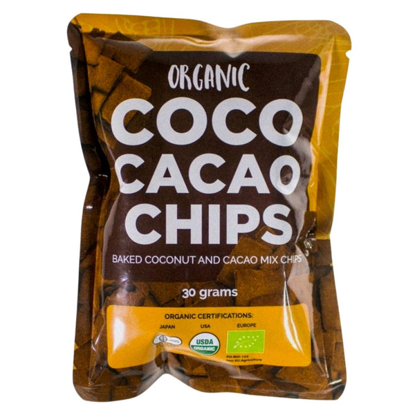 Organic Coco Cacao Chips Baked Coconut & Cacao Mix Chips (30g) - Organics.ph