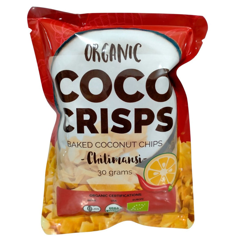 Organic Coco Crisps Baked Coconut Chips - Chilimansi (30g) - Organics.ph