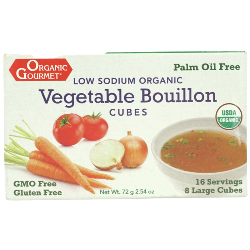 Organic Gourmet Vegetable Bouillon Broth Low Sodium (8 cubes) - Organics.ph