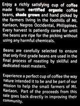 Organic Harvest Coffee Beans - Bugtaw Brew (250g) - Organics.ph