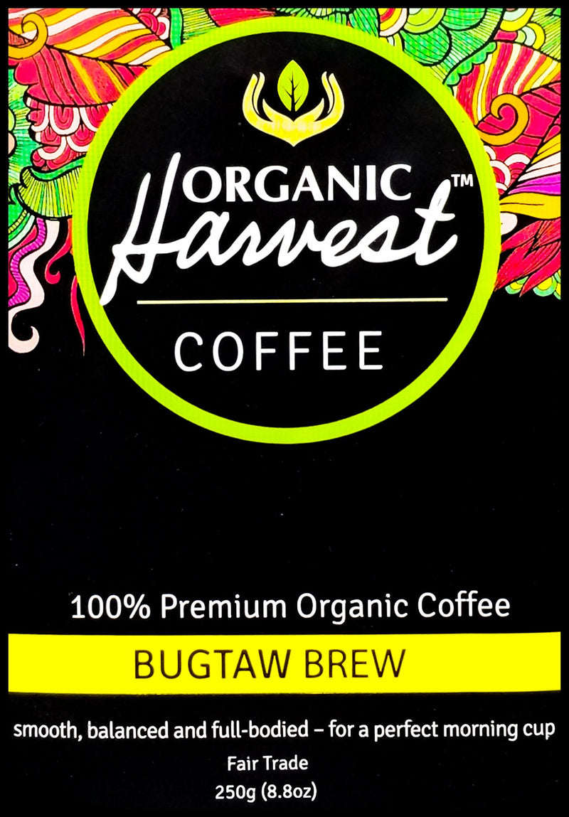 Organic Harvest Coffee Beans - Bugtaw Brew (250g) - Organics.ph
