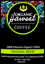 Organic Harvest Coffee Beans - Original Brew (250g) - Organics.ph