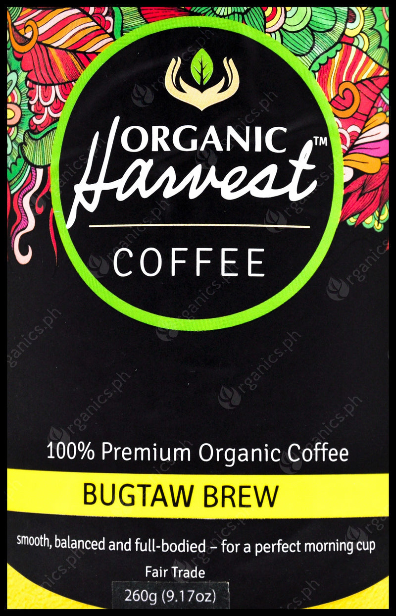 Organic Harvest Coffee Ground Canister - Bugtaw Brew (250g) - Organics.ph
