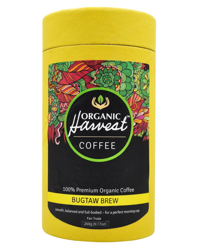 Organic Harvest Coffee Ground Canister - Bugtaw Brew (250g) - Organics.ph