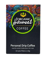Organic Harvest Coffee Personal Drip Brew - Bugtaw (10 sachets) - Organics.ph