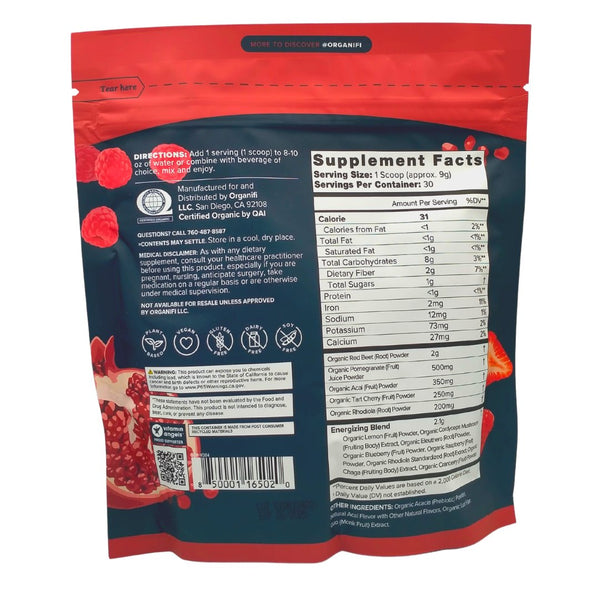 Organifi Red Juice Superfood Powder - Resealable Pouch (270g) - Organics.ph