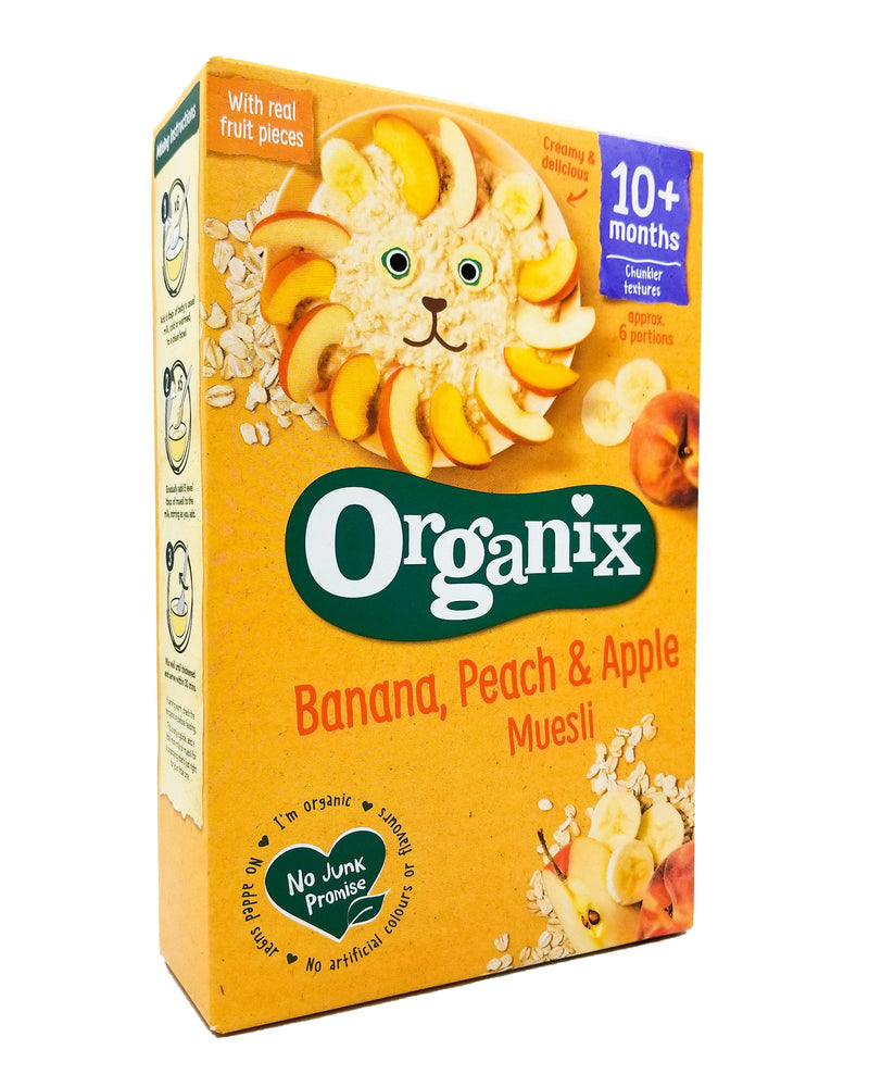 Organix Baby Food 10+ months - Banana, Peach & Apple Muesli (200g) - Organics.ph