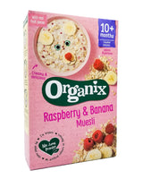 Organix Baby Food 10+ months - Raspberry & Banana Muesli (200g) - Organics.ph