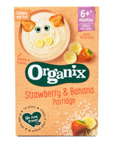 Organix Baby Food 6+ months - Strawberry & Banana Porridge (120g) - Organics.ph