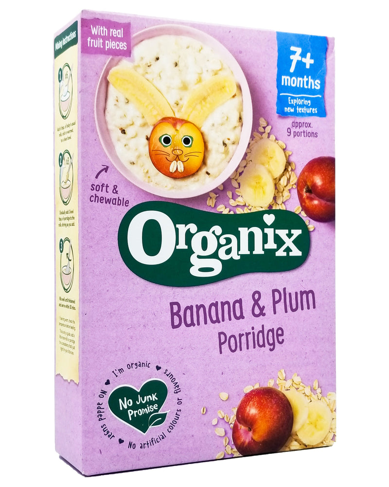 Organix Baby Food 7+ months - Banana & Plum Porridge (200g) - Organics.ph