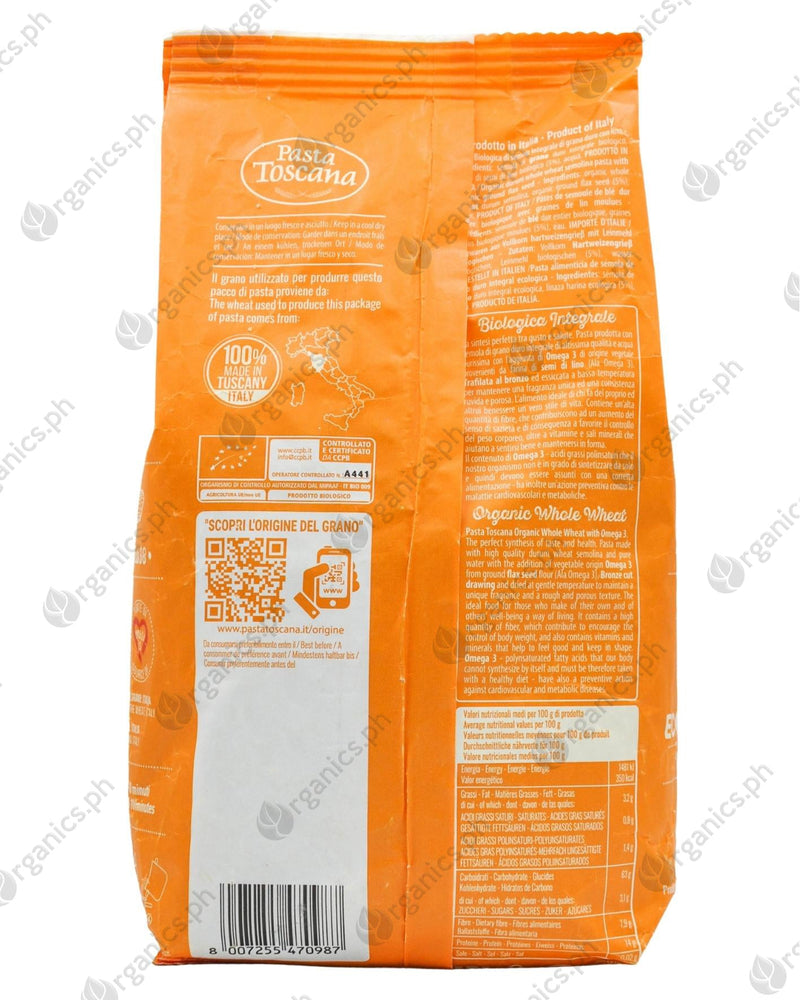Pasta Toscana Organic Pasta - Penne Rigate (500g) - Organics.ph