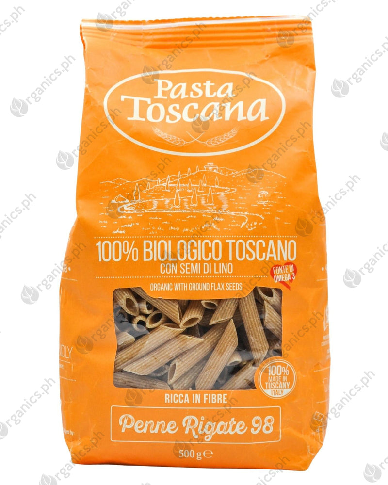 Pasta Toscana Organic Pasta - Penne Rigate (500g) - Organics.ph