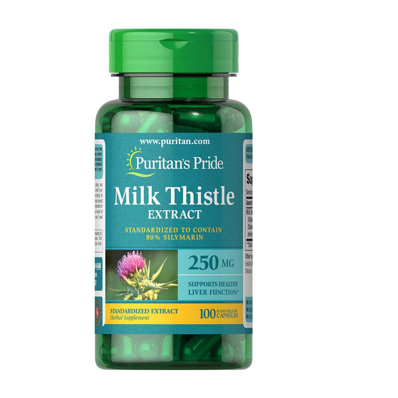 Puritan's Pride Milk Thistle 250mg 100caps - Organics.ph