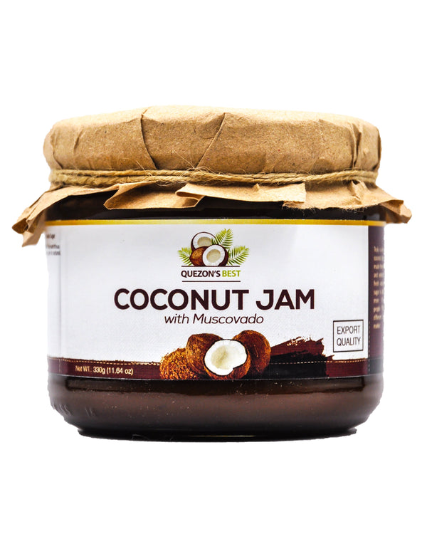 Quezon's Best Organic Coconut Jam - Muscovado (330g) Muscovado - Organics.ph