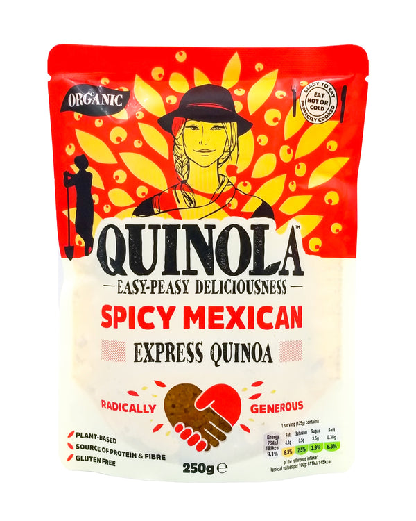 Quinola Organic Express Quinoa Spicy Mexican - Ready to Cook (250g) - Organics.ph
