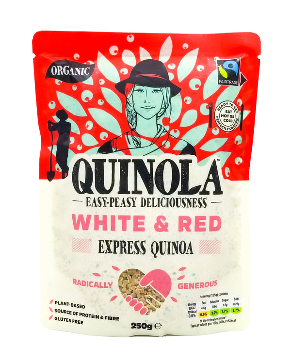 Quinola Organic Express Quinoa White & Red - Ready to Cook (250g) - Organics.ph