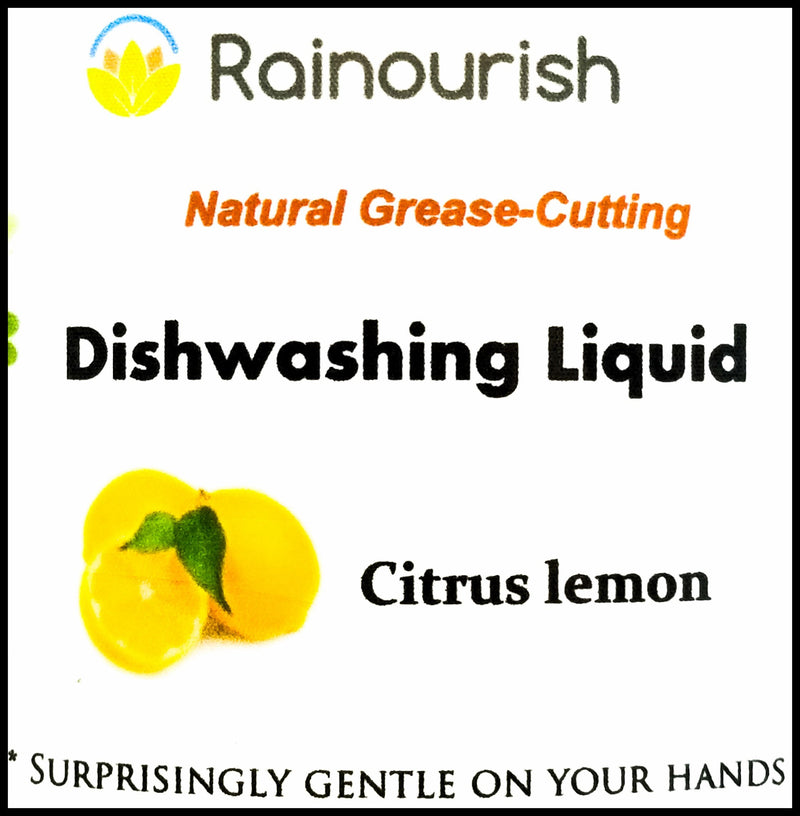 Rainourish Natural Dishwashing Liquid (1 gallon) - Organics.ph