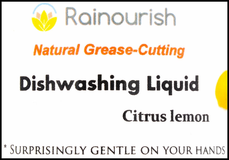 Rainourish Natural Dishwashing Liquid (1 Liter) - Organics.ph