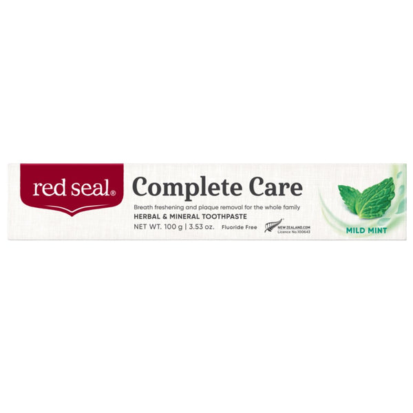 Red Seal Complete Care Herbal & Mineral Toothpaste - Mild Mint (100g) - Organics.ph