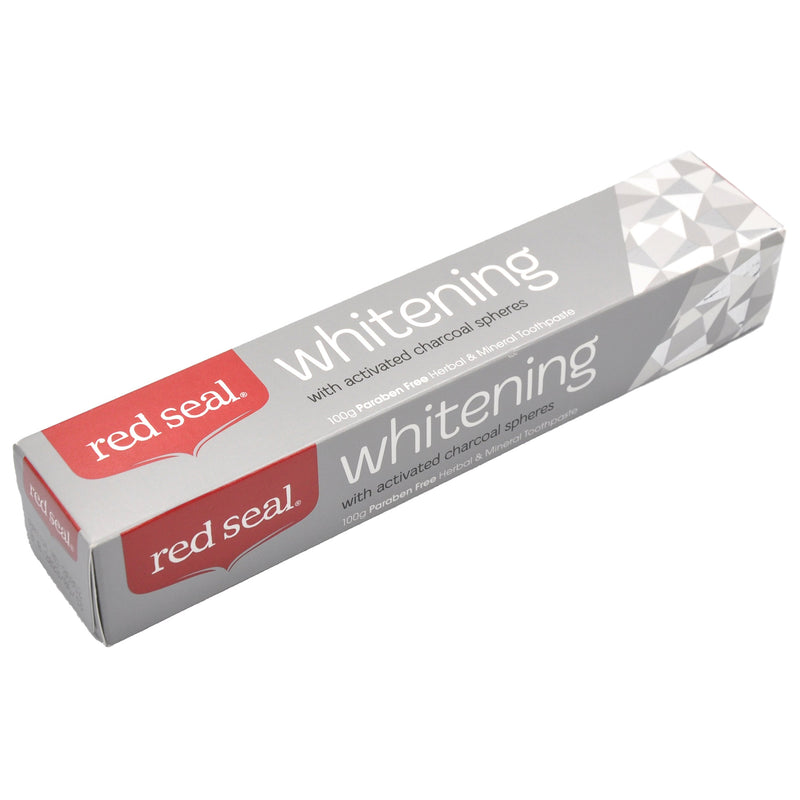 Red Seal Whitening Toothpaste w/ Activated Charcoal (100g) - Organics.ph